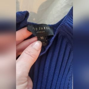 Ted baker royal blue halter top